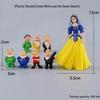 Snow White and the Seven Dwarfs Scenic Cake Decoration Ornaments (Plastic Version)