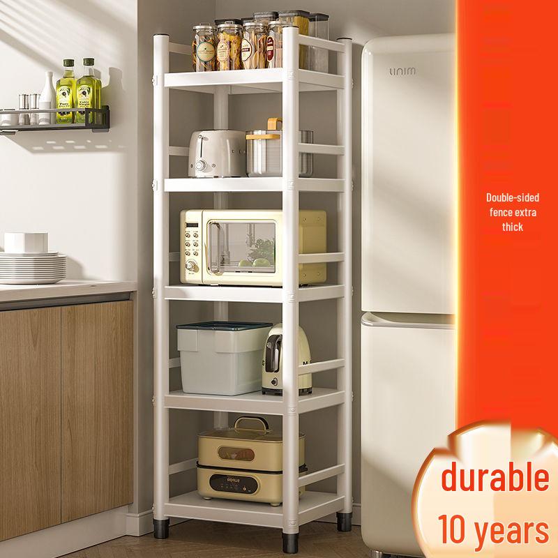 Jmo Multi-layer Microwave Oven Floor-standing Storage Rack with Gap Shelves