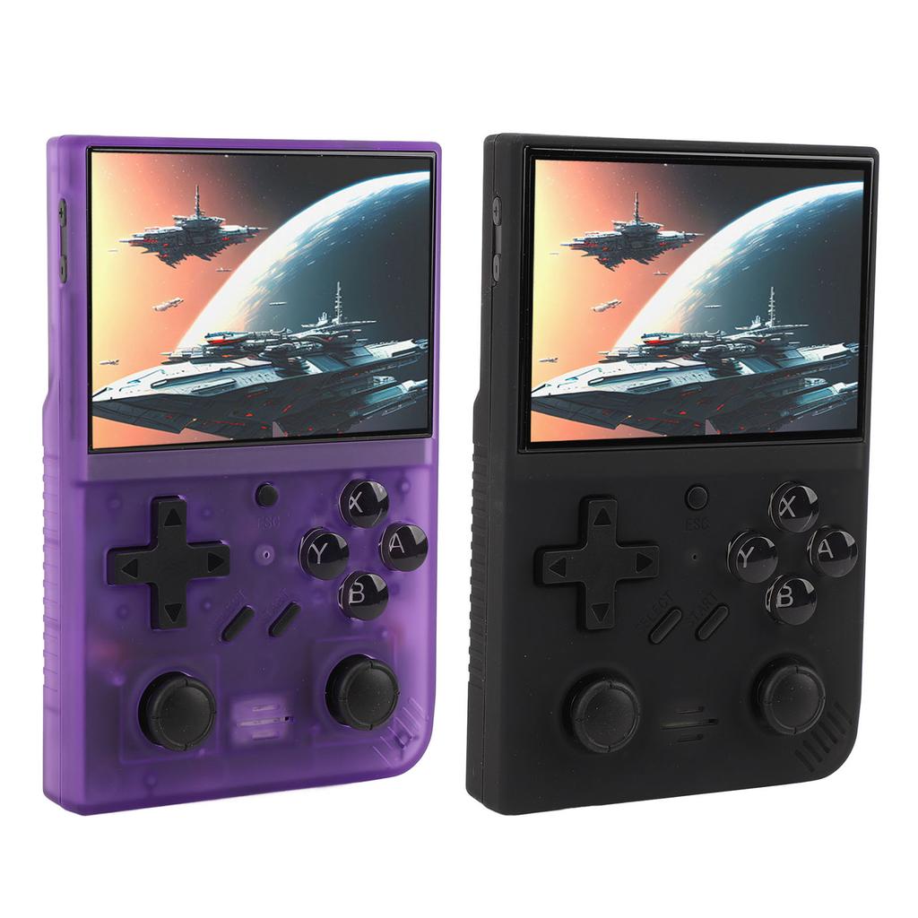 Portable Retro Handheld Game Console 3.5 Inch IPS Screen Built In 64GB Memory Card 3000mAh Battery S