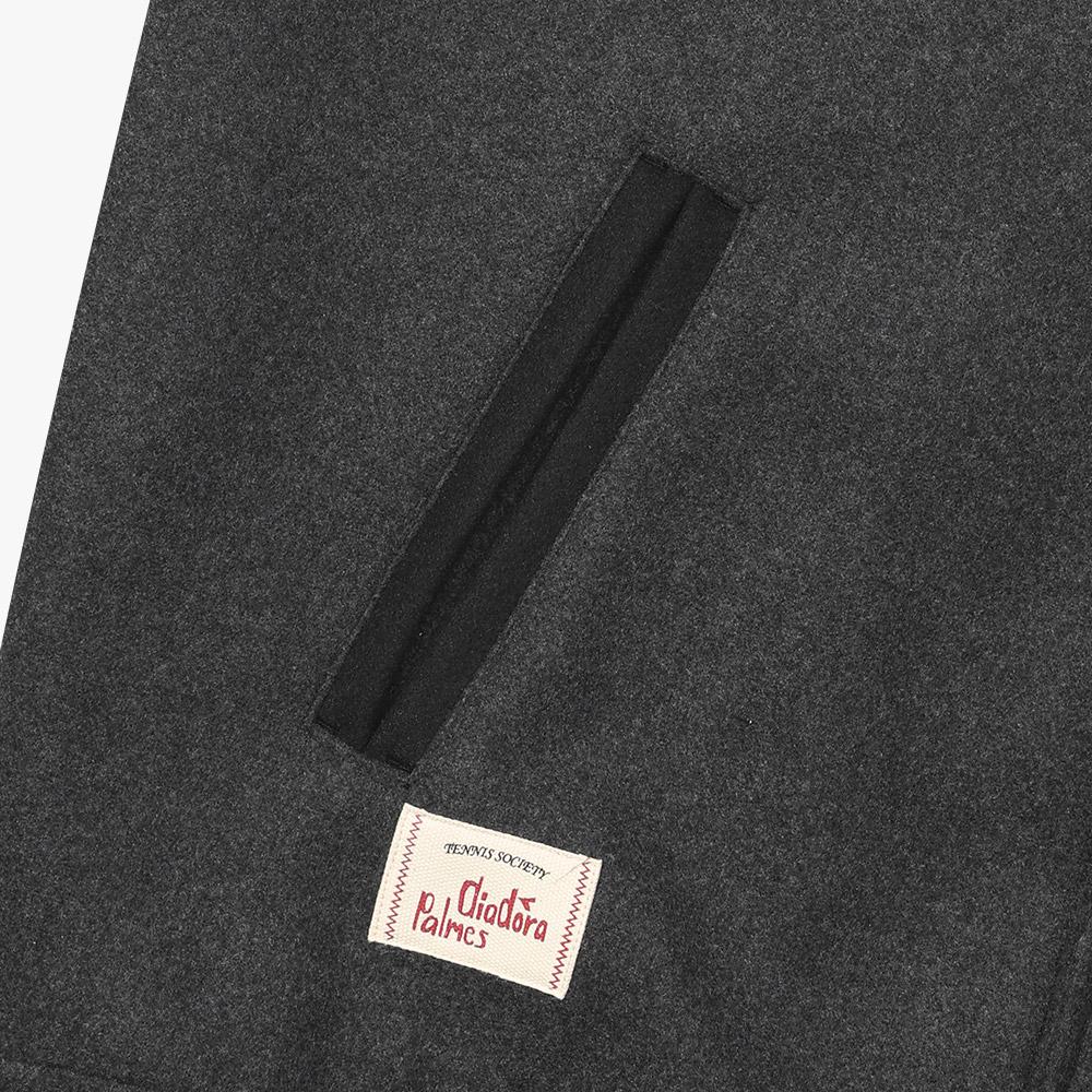 Diadora [Diadora By Palmes] Graphic Varsity Jacket Grey