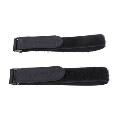 Hook and Loop Securing Straps Multipurpose Nylon Reusable Cinch Straps with Metal Buckles for