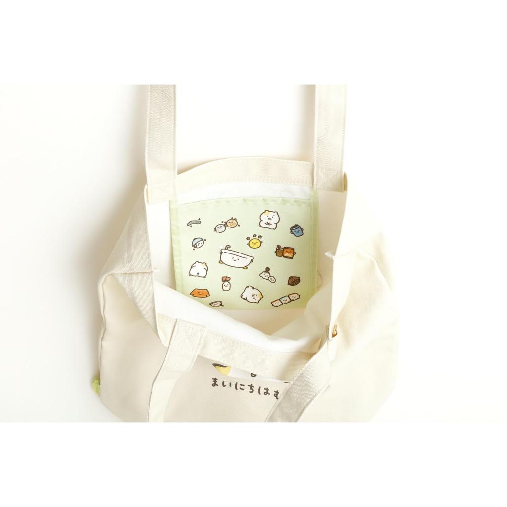 San-X Mainichi Ha Muchima Always By Your Side Tote Bag CA78401