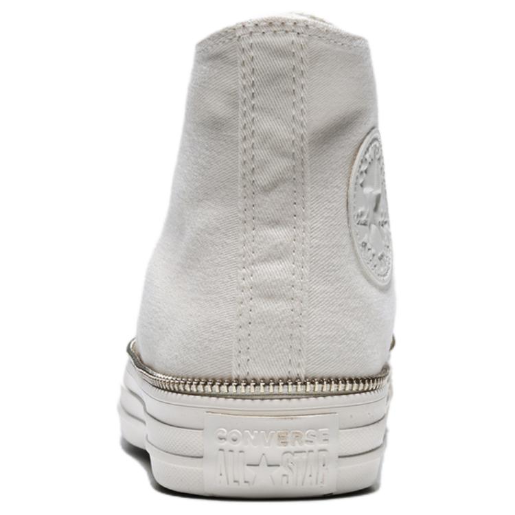 Converse Chuck Taylor Säsongsmode Bekväma Högtoppiga Kanvas Skor Unisex Sneakers Vita A18287C