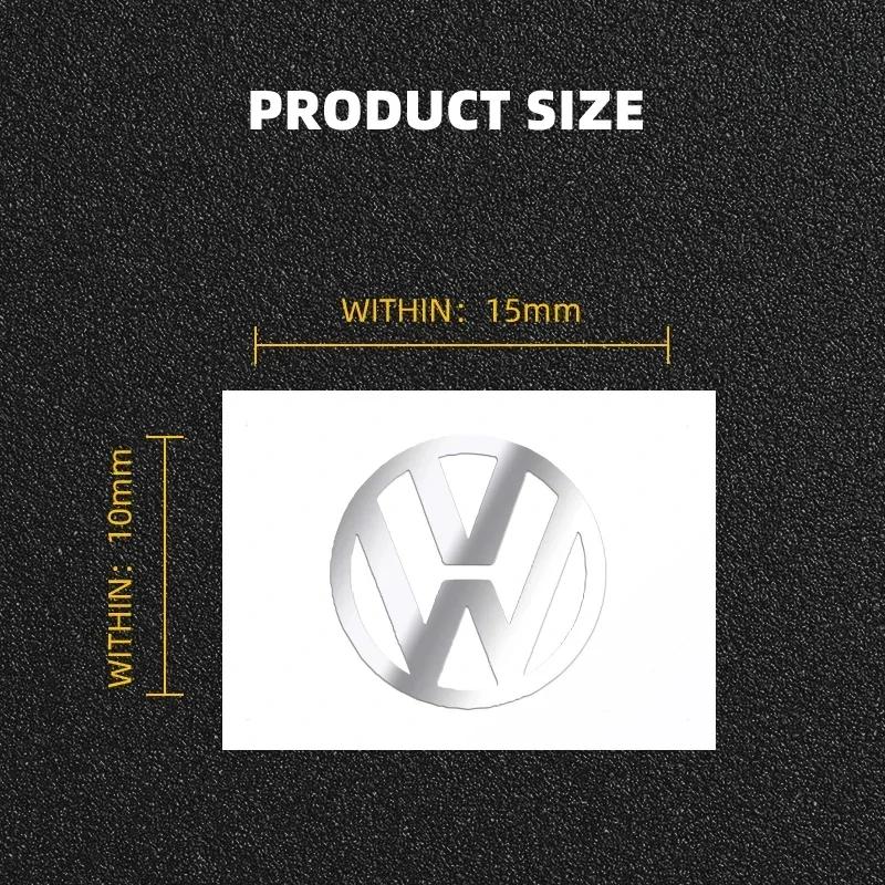 B6 VW Dla Volkswagena 2/5/10 szt. Metalowe Naklejki z Logo Samochodu Dekoracyjne Emblematy Dla Volkswagena GOLF 5 Tiguan Polo Golf 6 Golf 7 Jetta Mago