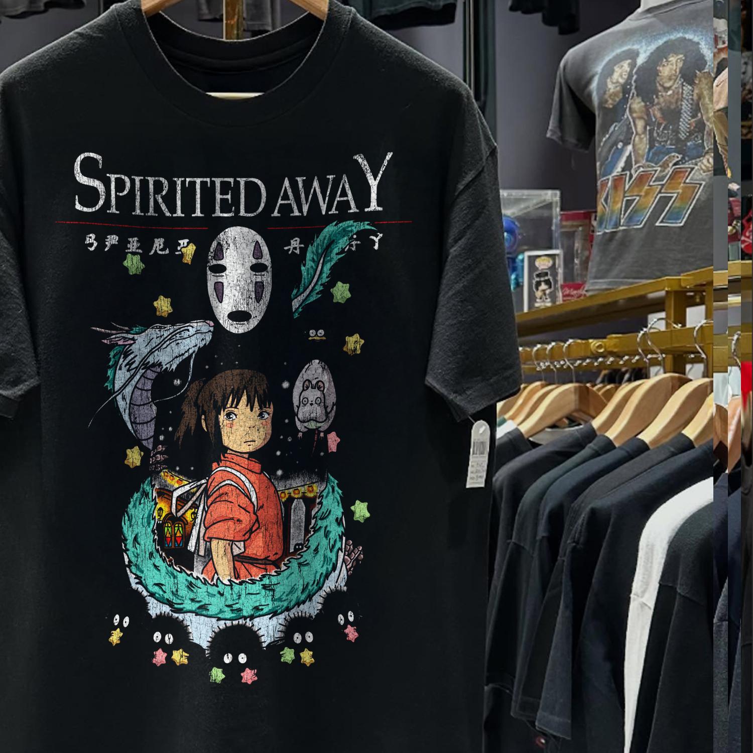 2001 Spirited Away Promo T-Shirt Black XXL 4XL