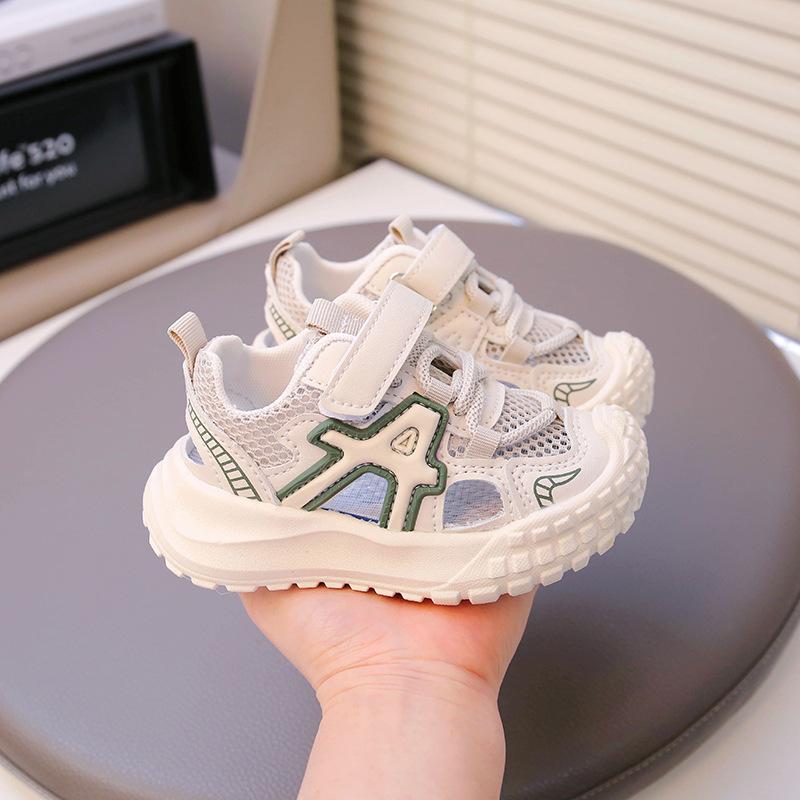 Children's sports shoes summer new boys sandals medium and small children's mesh breathable shoes girls breathable soft sole dad shoes