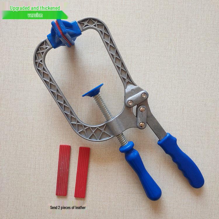 

Large Portable Diamond Mesh Tension Clamp and Pliers Tool.