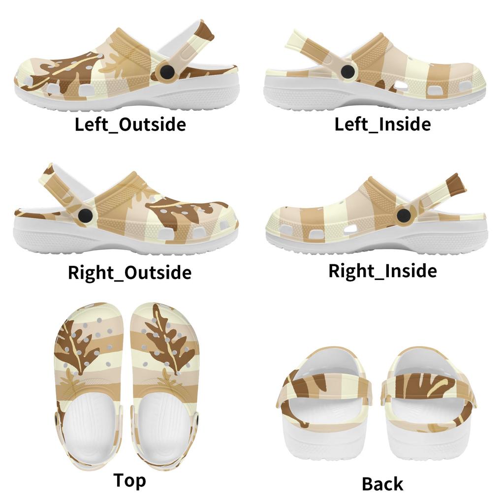 Casual Printed EVA Clogs Women Men Comfortable Breathable Slip On Casual Shoes Comfortable Summer Sandals Lightweight Daily Wear