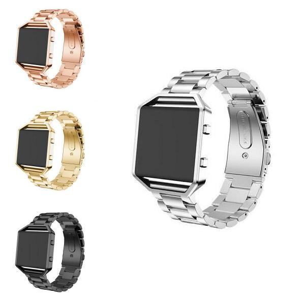 Elegant Stainless Steel Band For Fitbit Blaze With Durable Mesh Design And Interlock Clasp