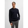Regular Fit Knit Sweater Dark Blue Wi24