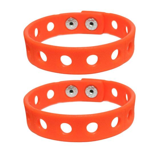 2 ks Silikonové náramky s přívěsky pro děti Nastavitelný náramek