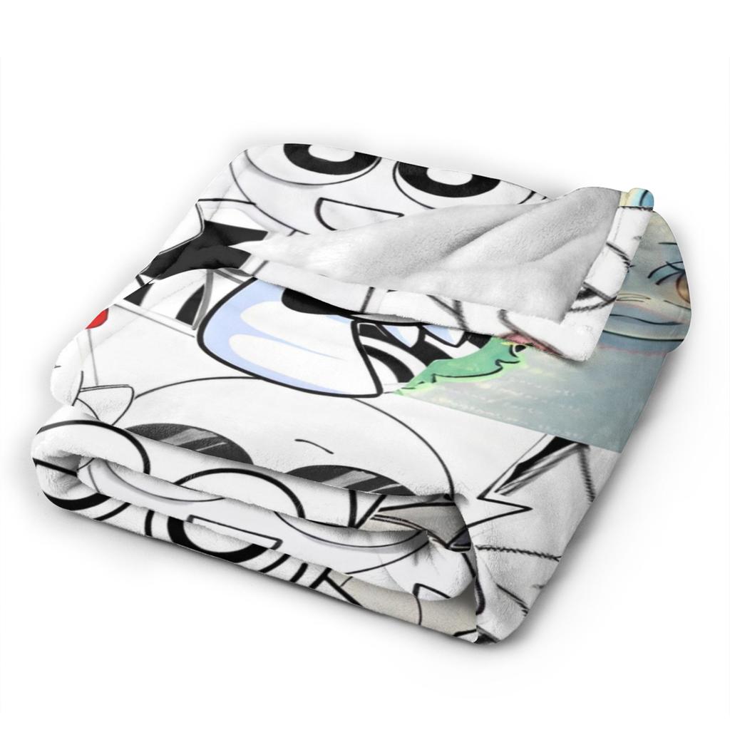 Couvertures en flanelle Sprunki Wenda Couvertures de jeu pour lit voiture Tapis de lit super chaud,