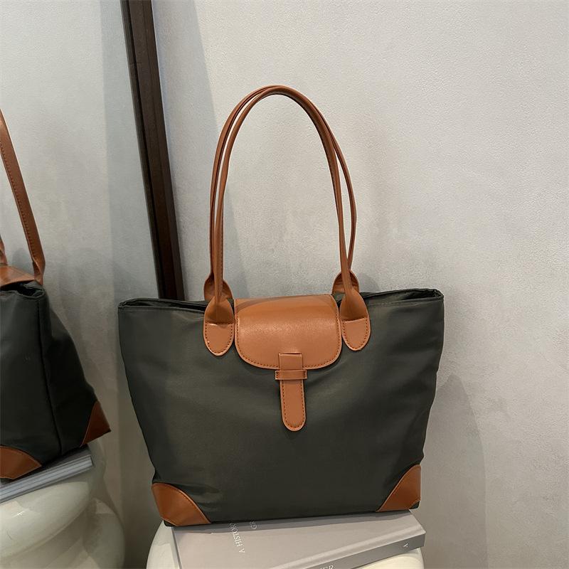 New large-capacity women's bag fashion casual nylon handbag mommy shopping bag commuter bag shoulder tote bag