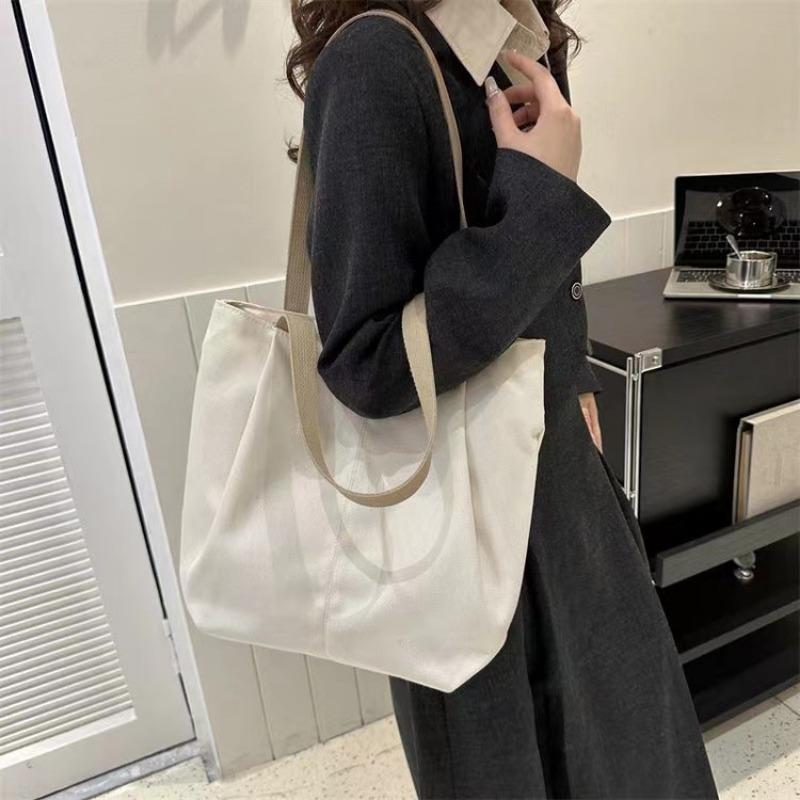 Large capacity fashion commuter bag women's summer new handbag canvas make-up tote bag