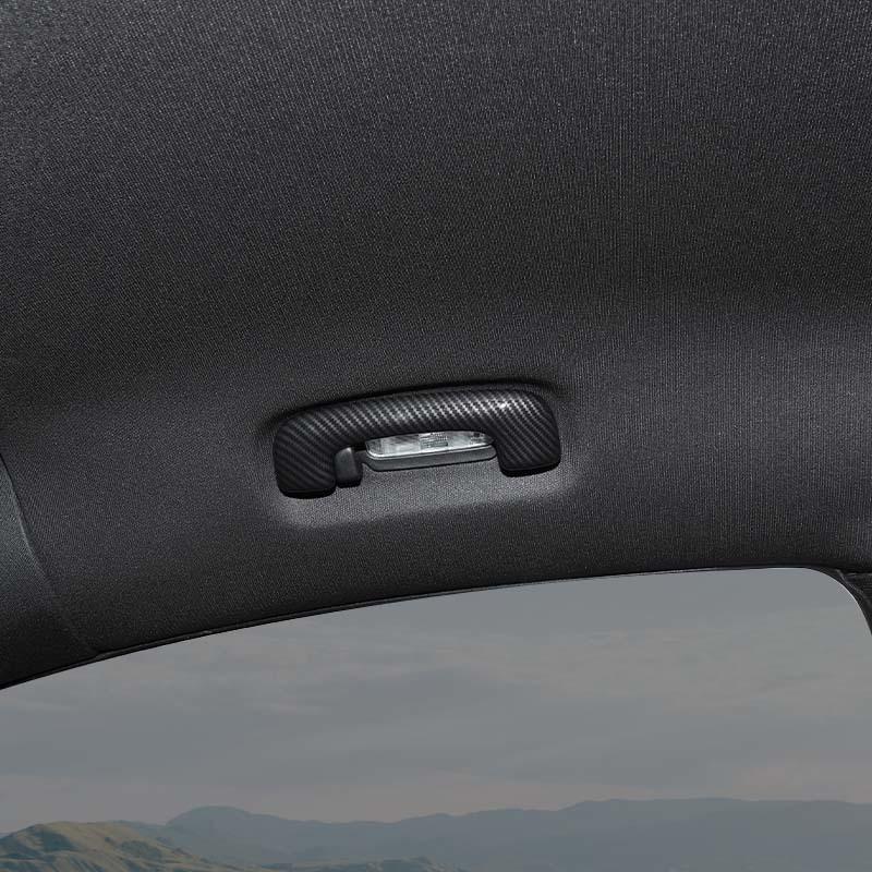 ABS Top Handle Decoration Protective Cover Sticker Fit For Dodge Charger 2011 Up Car Interior Accessories