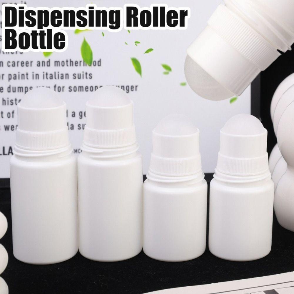 10Pcs Refillable Empty Roller Bottles Reusable Containers Cosmetic Dispensing Bottles Durable Leakproof Plastic Roll Bottles