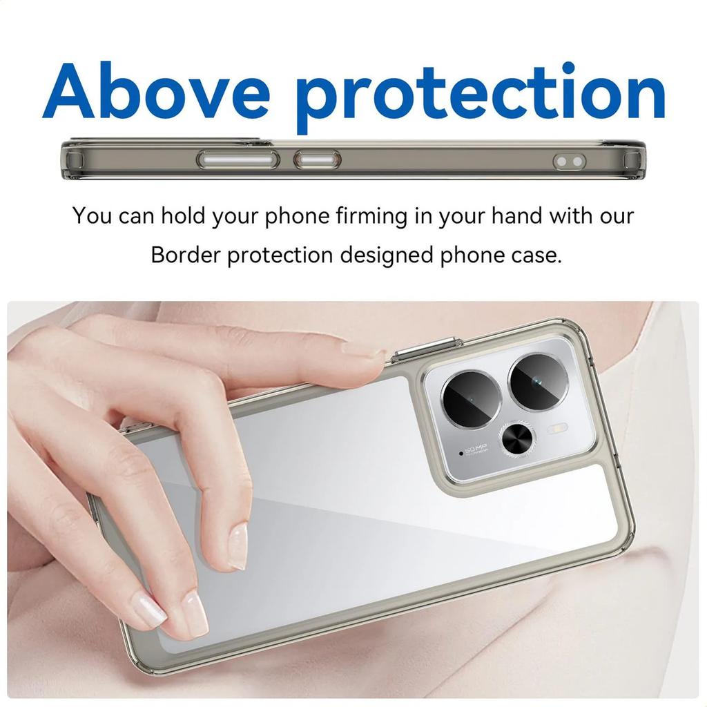 Phone Case For Phone Case For Oppo Realme 14 5g, Clear Transparent Phone Case Cover For Oppo Realme 14 5g