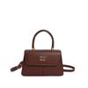 Fashion Texture Niche Bag Women's New Popular Hand Carry Small Square Bag New Trend Solid Color Versatile Messenger Bag