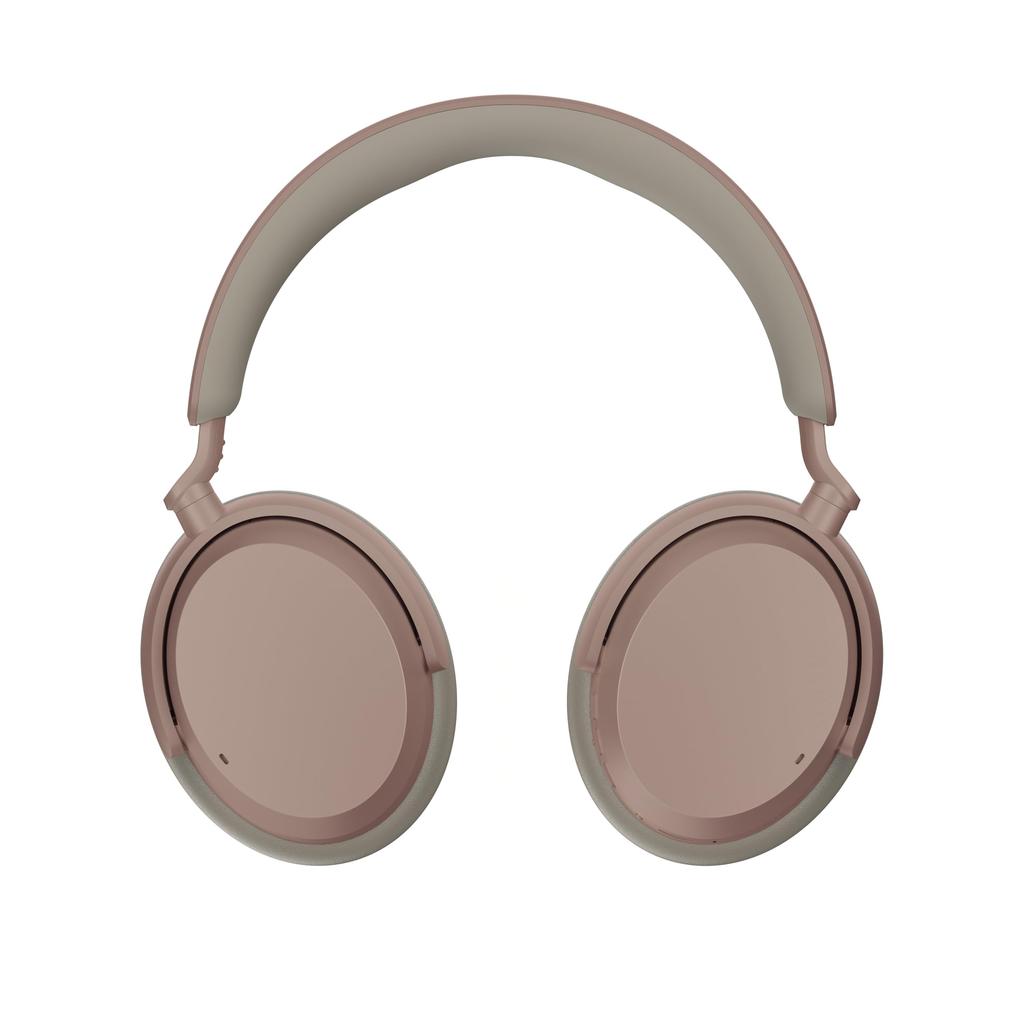 Sennheiser ACCENTUM Wireless 50 Hours Noise Ambient Sound Multipoint Clear Headphones, Taupe, High-Performance Drivers, Playback, Cancellation,