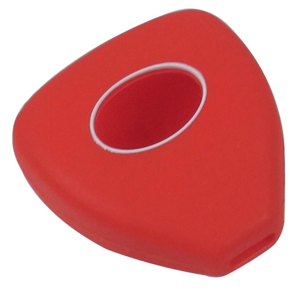 

jingyuqin Remote 4 Btn силиконовый чехол для ключа для Toyota Corolla Hilux Vitz Rav4 Aqua Camry Highlander Land Cruiser Pardo Prius красный