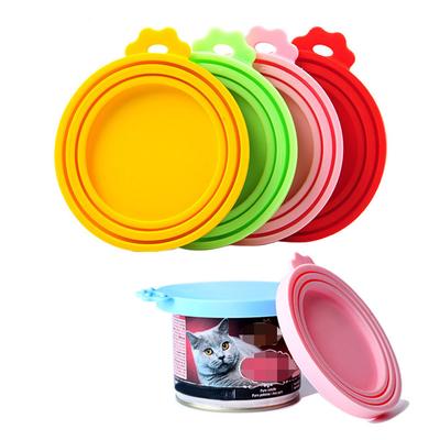 Evcil Hayvan Maması Konserveleri İçin Yeniden Kullanılabilir Silikon Kapaklar - Esnek, Kolay Temizlenir ve Çoklu Renk Seçenekleriyle