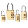 Waterproof Solid Copper Mini Combination Padlock for Suitcases, Dormitory Lockers, and Gym Lockers