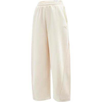 FW25 Warm Knitted Loose Mid Waist Casual Pants Women Bottoms 635729-87
