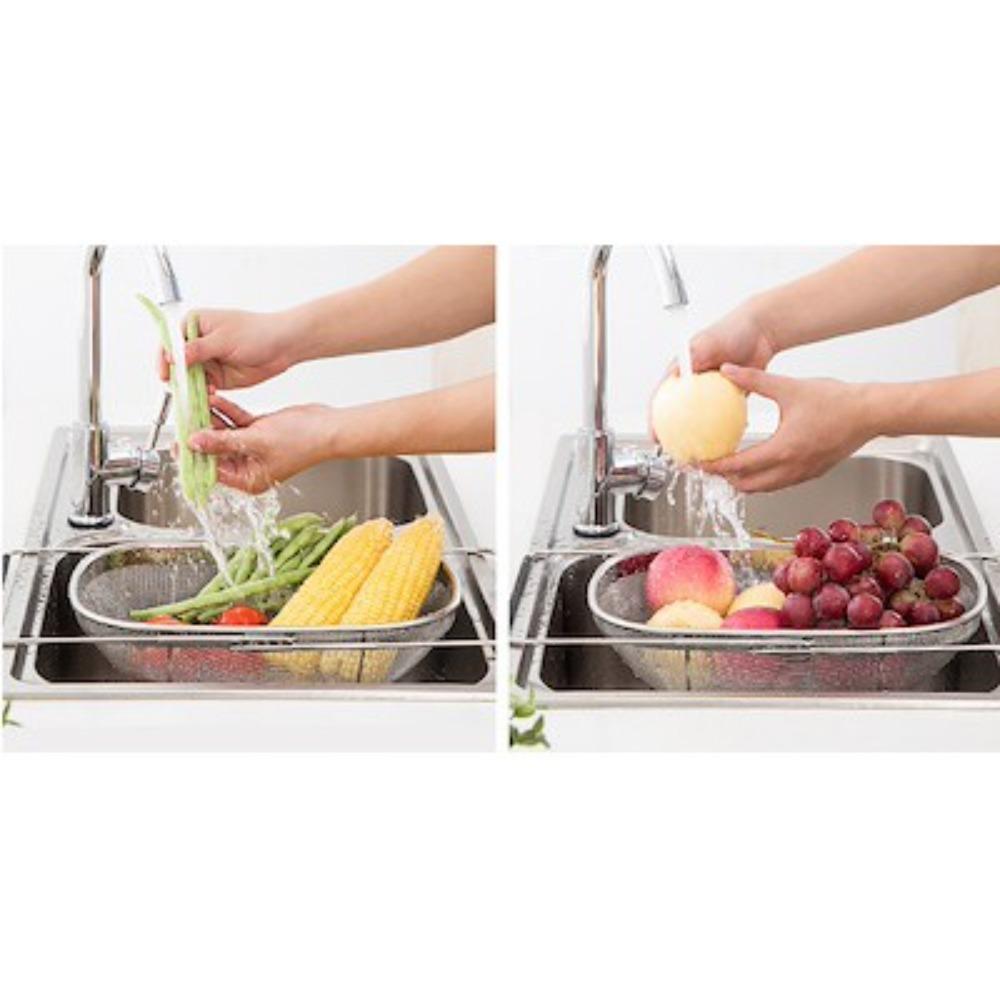 Homlly Expandable Dish Drying Rack and Utensil Holder