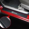 Dncr6 4Pcs Carbon Fiber Car Door Threshold Sill Sticker Badge For Honda Mugen Typer ACCORD Airwave Avancier Civic INSPIRE GK5 CRV XRV