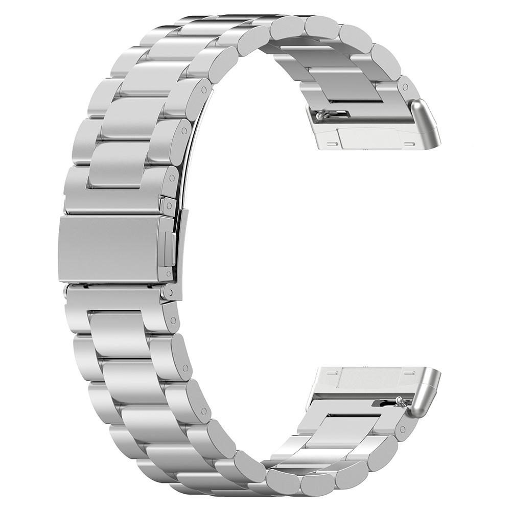 Watch Band for Fitbit Versa 4/3/Sense 2/Sense Titanium Alloy 3-Bead Wrist Strap