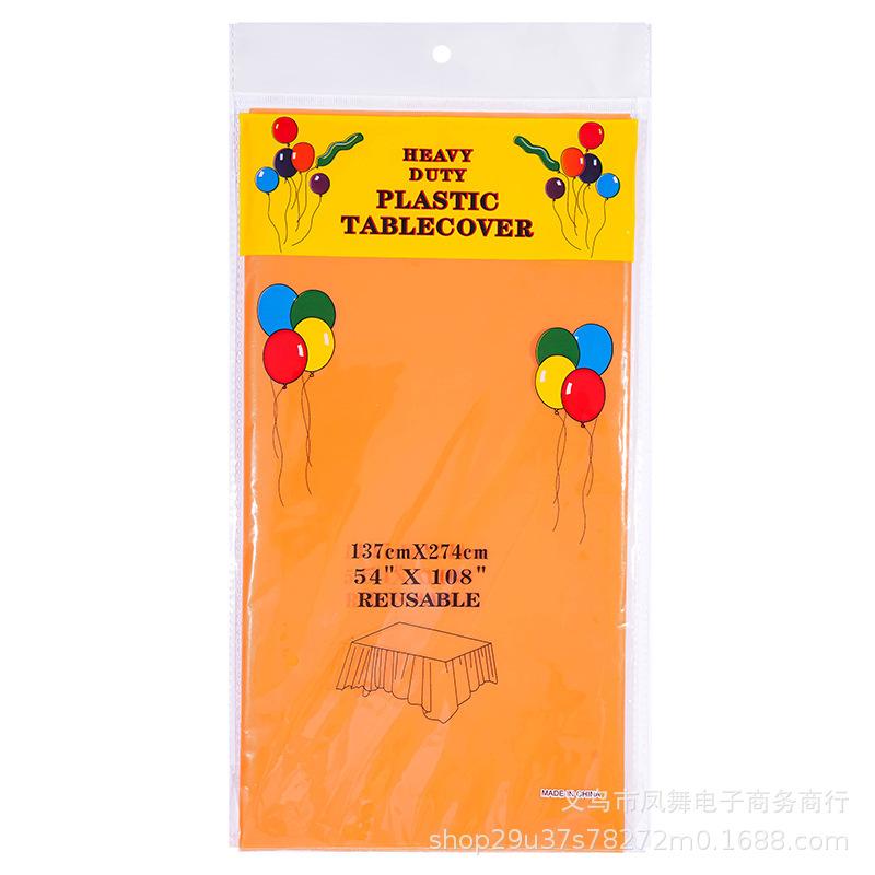 Popular Solid Color Tablecloth Restaurant Tablecloth Disposable Party Table Tablecloth Party Decoration Supplies Disposable Tablecloth