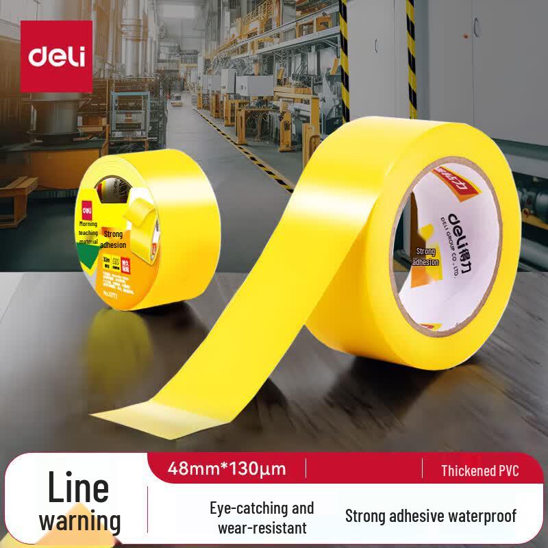 Deli Yellow Safety Warning Tape