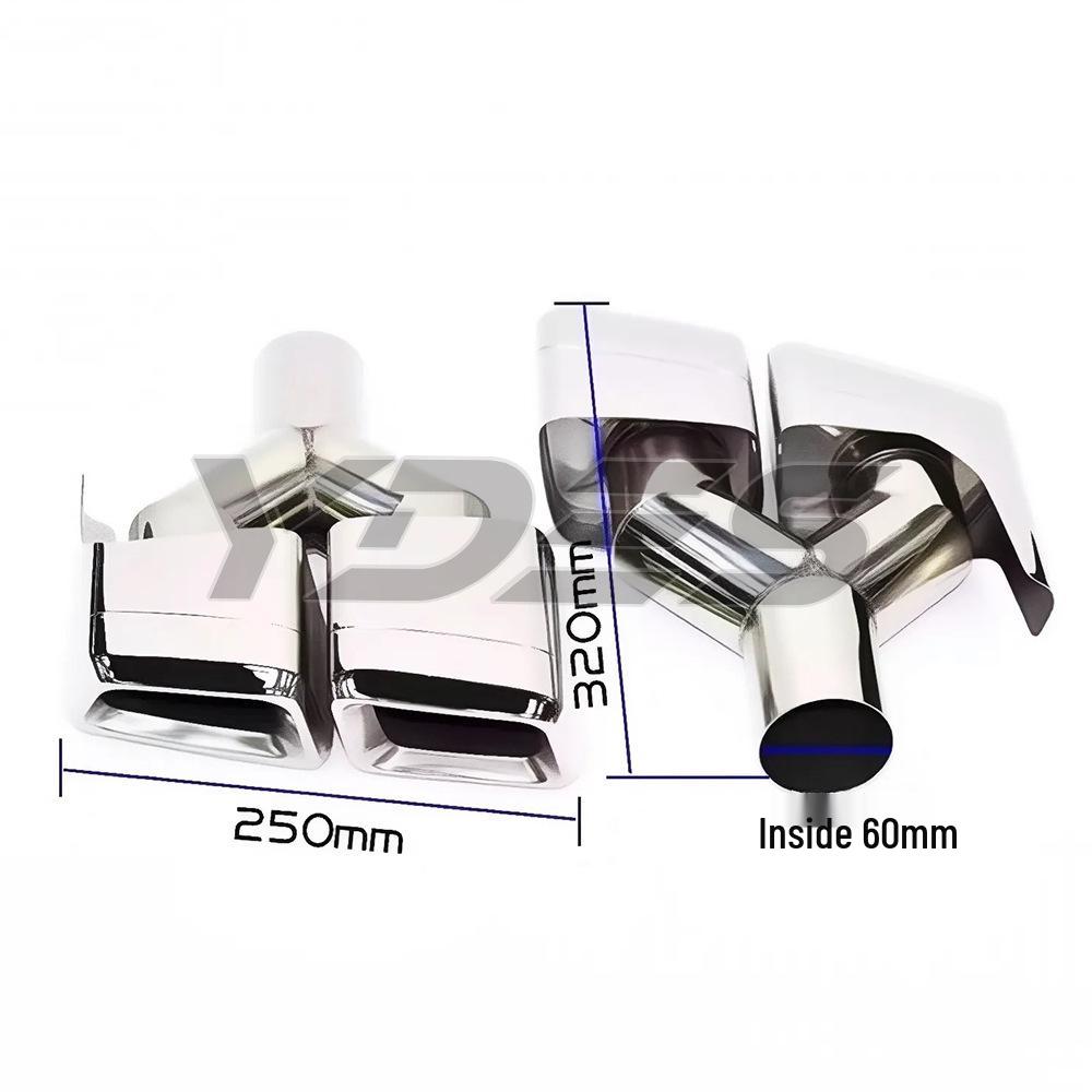 AMG63 Quad Exhaust Tips for Mercedes-Benz C-Class W204, E-Class W212, CLS-Class W218