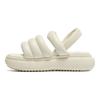 Onitsuka Tiger Otiger Strap Leather Comfortable Round Toe Slip On Beach Sandals Women sandals White 1182A623-100
