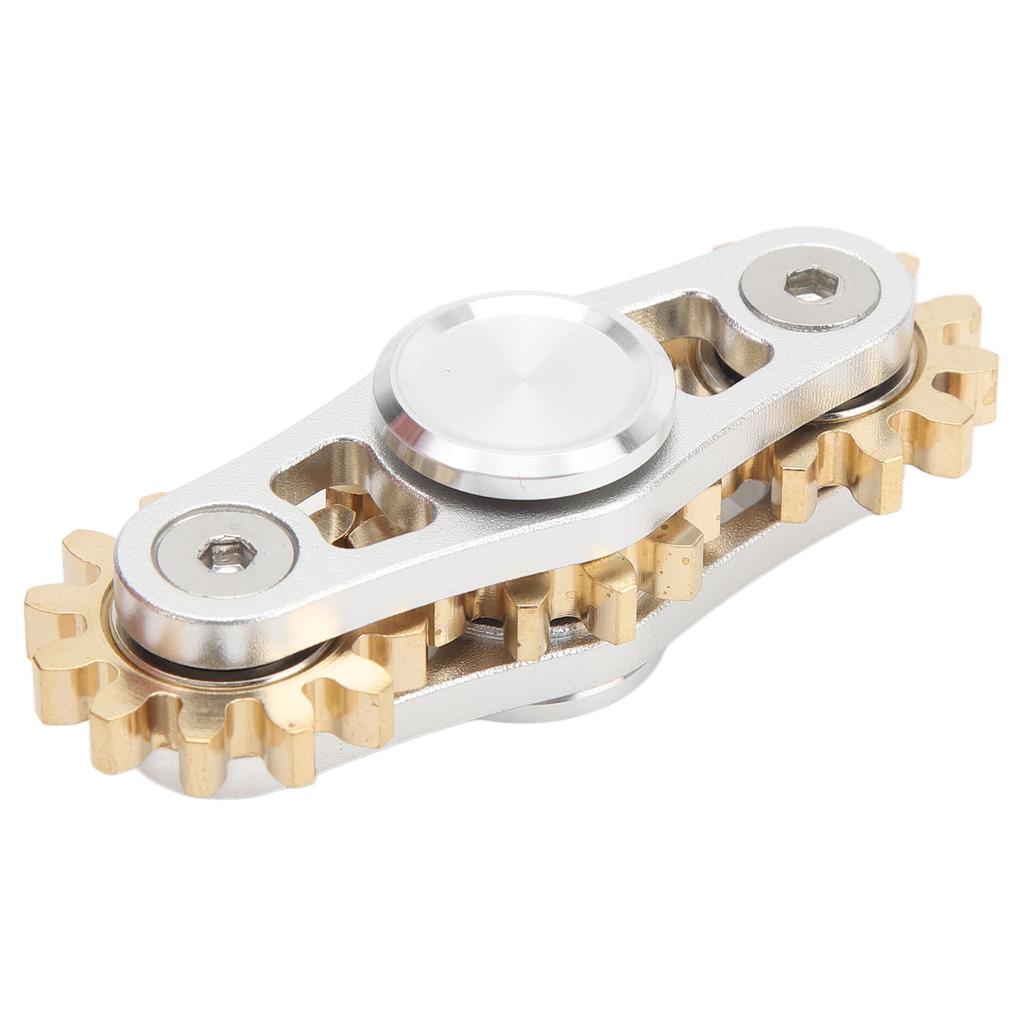 Gears Linkage Rotating Toy Kid Adult Metal ADHD Anxiety Stress Relief Bearing Finger Rotating Toy