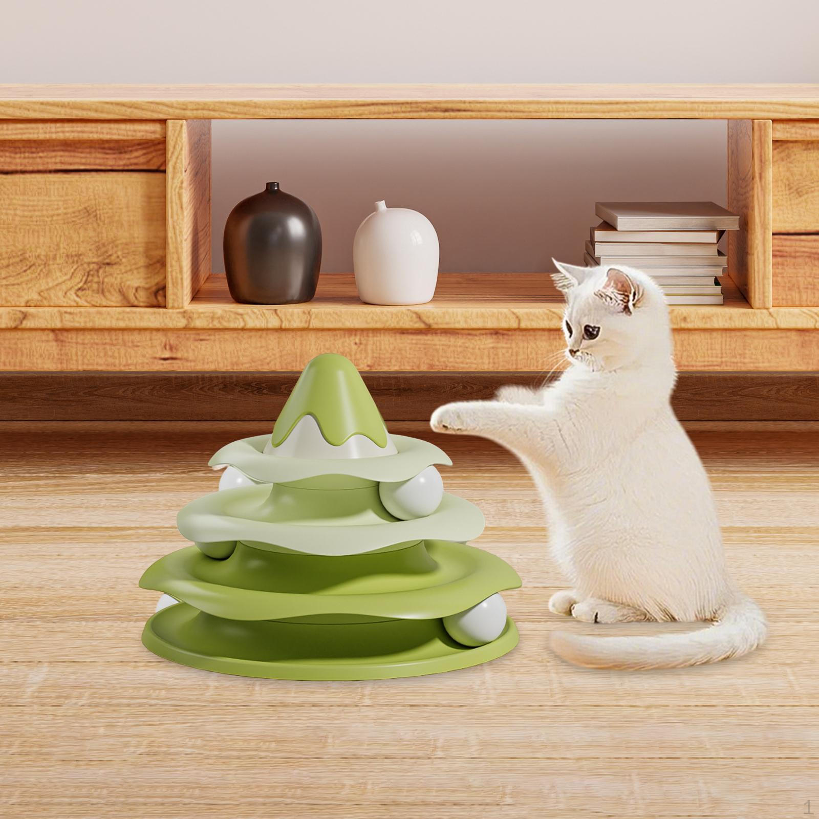 

Игрушка для кошек с интерактивными функциями и трекболом для увлекательной игры Green