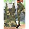 Women's Large Size Casual, Fashionable and Comfortable Vest Yoga Pants Set Suitable for Daily Sports and Leisure Commuting