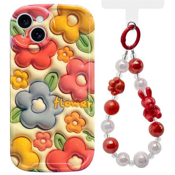 

Чехол для мобильного телефона Intgro Flower с ремешком в виде кролика