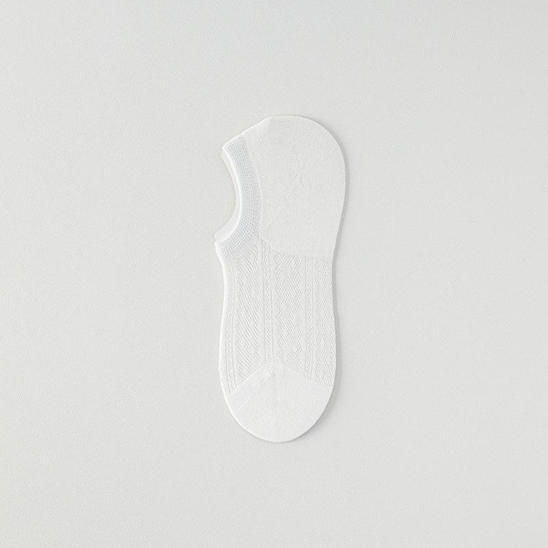 

Женские носки-лодочки из тутового шелка, летние тонкие сетчатые дышащие, противоскользящие и не спадающие, невидимые носки с мелким вырезом для женских коротких носков 1 pair