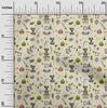 Cotton Flex Light Yellow Fabric Halloween Sewing Material Print Fabric By The Yard 40 Inch