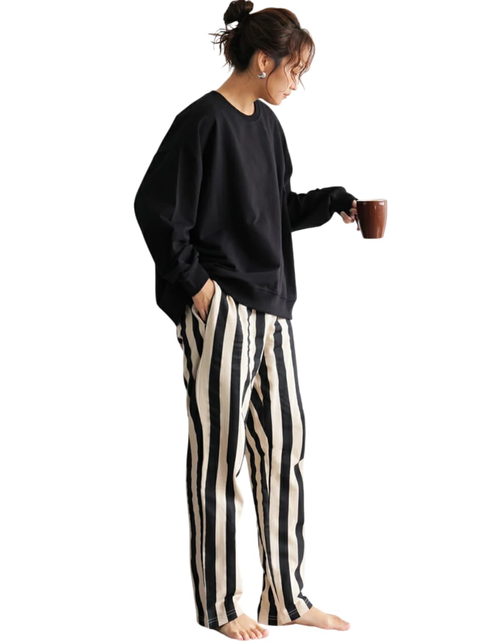 

Antiqua Loungewear One Size Striped Women s Set, Fleece, NA-00516, 04,