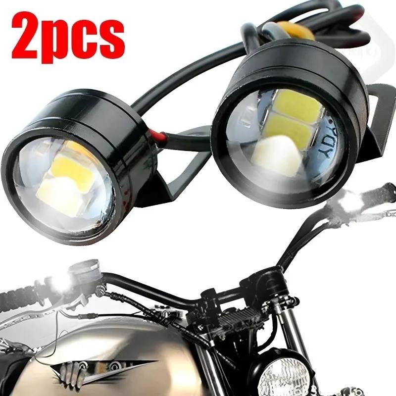 Motorcycle Fog Lights, Headlights, Daytime Running Burst Flash, Super Bright Driving Lights, Eagle Eye LED Reverse Signal Lights