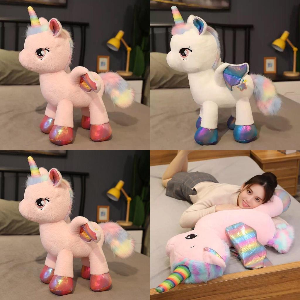 Charming Rainbow Unicorn Plush Toy For Kids Soft And Cute Stuffed Doll Gift