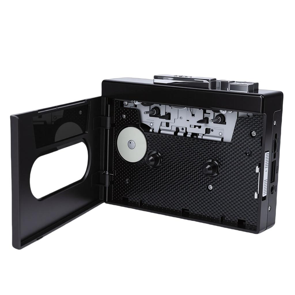 Cassette Tape Player Portable Cassette To MP3 Converter with 3.5mm     Supports USB Flash Drives and USB Card Reader for Homes Parks