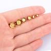 50pcs/lot Stainless Steel 3mm-8mm Blank Stud Earring Claw Ear Post Pins Cup Base Earrings Setting DIY Jewelry Making Findings