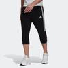 Adidas 3-Stripes Lift Techfit 3/4 Training Pants Men Bottoms Black GT4493