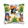 Cute The Little Mole Art Pillow Cover  Vintage Pillow Case For Chair Sofa Home Decor Comfy Pillowcases Gift