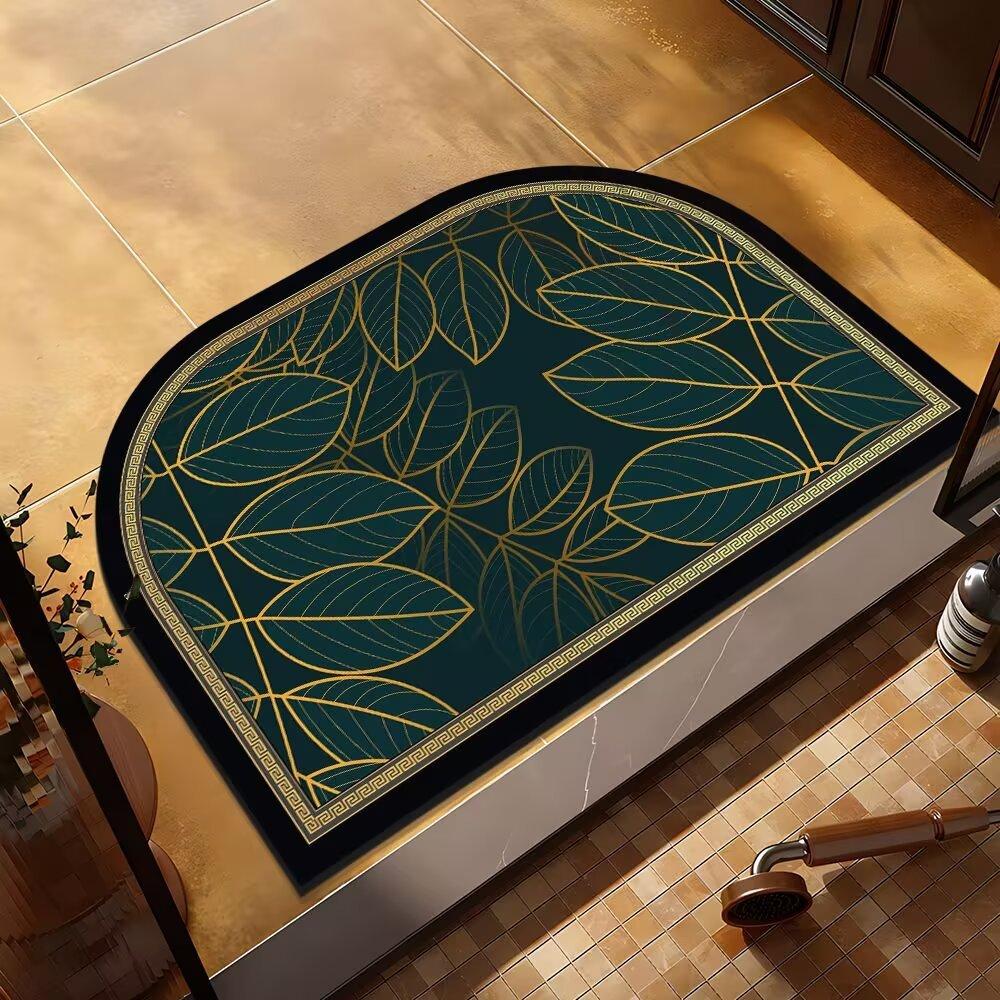 

Коврики для ванной комнаты, прочные, впитывающие, быстро плачущие коврики для ног, впитывающие воду и устойчивые к грязи, коврики для ног на туалетную дверь 40*60cm