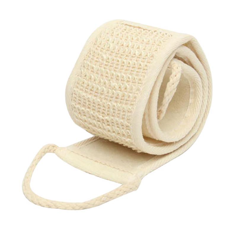 

Отшелушивающая люфа, ремешок на спине, губка для душа, скребок для тела, щетка для тела Beige