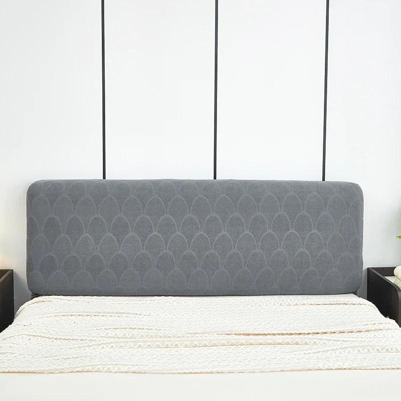 Elastic Jacquard Flexible Bedhead Cover Full-inclusive Cover Protection Headboard Dust Cover Bedroom Decoration Soft
